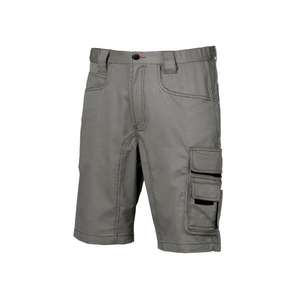 U-POWER - HY017SG-50 Party Stone Grey cargo shorts - EAN 8033546188316 WORK PANUSERS WORK SHORTS - Product Image 1
