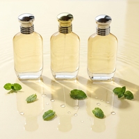 Flacons de parfum vides transparents de haute qualité en verre cosmétique avec bouchon pulvérisateur 50 ml, boîte de recharge