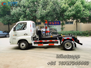 Foton 3-4-5 Tons Construction/Domestic Waste Micro Cargo <strong>Truck</strong> 4x2 Car Dump 3 Cubic Hook Arm <strong>Garbage</strong> New Right <strong>Mini</strong> <strong>Truck</strong> - Product Image 5