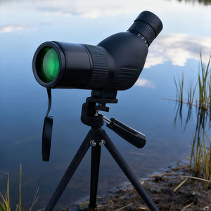 משקפת צפייה זוויתית 20x-60x עמידה למים, עדשה גדולה בקוטר 50 מ\\\"מ, עינית בזווית 45 מעלות, כולל חצובה - Product Image 6