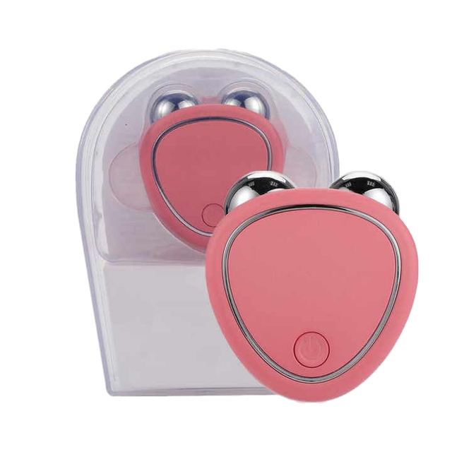 Micro Current Hand Held ABS Facial Beauty Device Face Massage Face Lifting Skin Tightening Facial Roller
