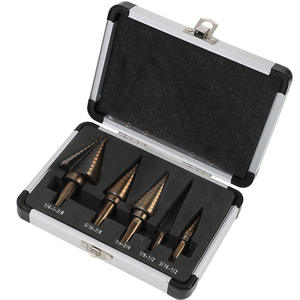 ชุดดอกสว่านเจาะรูแบบหลายขนาด 5 ชิ้น มาตรฐานอังกฤษ วัสดุอะลูมิเนียม รูปทรงเจดีย์ สีดำและเหลือง สำหรับงานข้ามประเทศ - Product Image 4