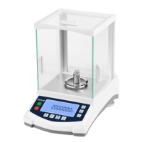 Balance de laboratoire 300g 0.1mg 0.0001g Balance de poids haute balance analytique avec écran LCD