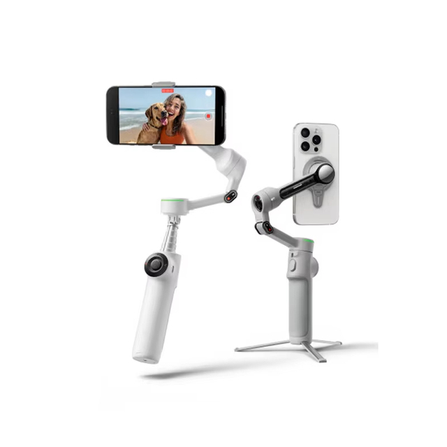 Insta360 Flow 2 Pro AI-Powered Smartphone Auto Tracking Phone Gimbal, 3-Axis Stabilization for Android Iphone