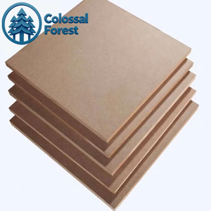 Panneau MDF brut / Panneau MDF mélaminé pour la décoration de meubles, fibre de bois de bois dur (peuplier, pin ou combiné) E0, E1 ou <span class=keywords><strong>E2</strong></span> - Product Image 4