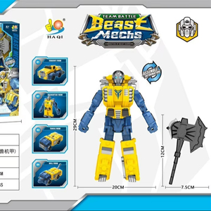 <span class=keywords><strong>Juguetes</strong></span> Educativos de Plástico 5 en 1, Robot Deformable de 29 cm, <span class=keywords><strong>Juguetes</strong></span> de Monstruos para Niños de 5 a 7 Años - Product Image 2