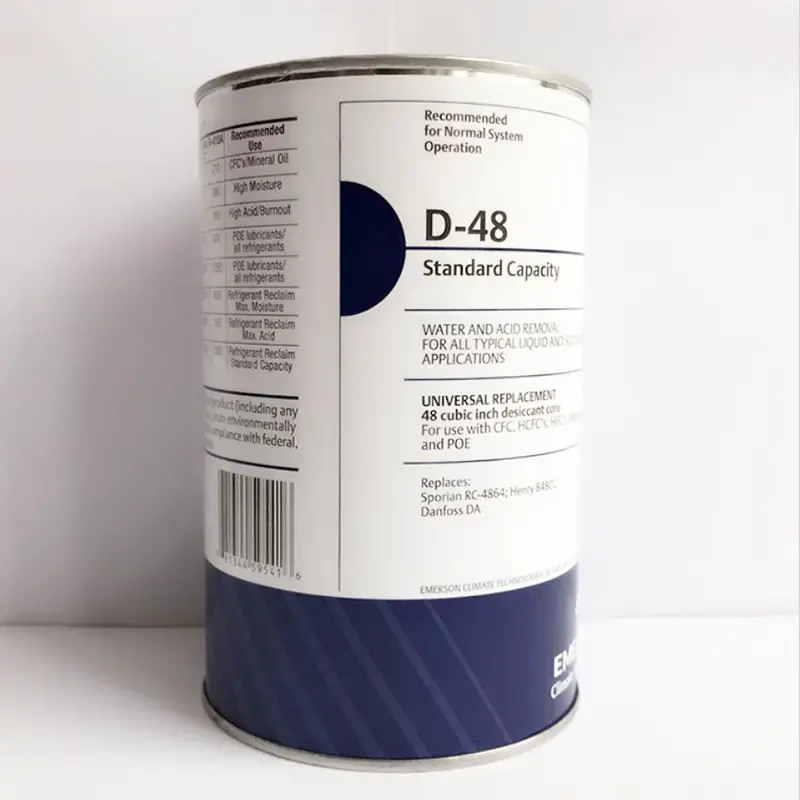 100% Molecular Danfoss oder Emerson D-48 trockner filter für Flüssigkeits leitungs filtert rockner