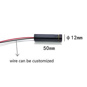 12X50mm 520nm 135MW 12V24v Módulo láser verde focal externo de alta potencia de voltaje amplio - Product Image 3