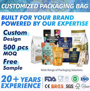 Bolsa de Embalaje de Plástico Laminado Resistente a la Humedad y <span class=keywords><strong>al</strong></span> Desgarro, con Orificio <span class=keywords><strong>para</strong></span> Colgar, Sellado de Tres Lados, Impresión de Logotipo Personalizado y Tamaño Personalizado - Product Image 5