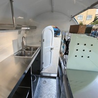 Remolques de Comida Rápida Móviles Personalizados con Certificación CE (WVTA) y DOT, Totalmente Equipados, Carrito de Comida para Café y Helados, Camión de Comida con Cocina