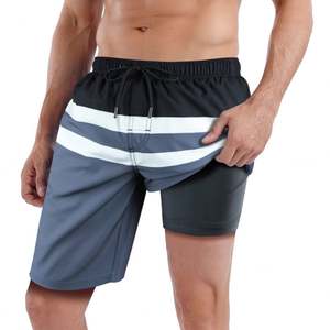 Custom Men's One Piece Swim Trunks Quick-Dry Reversible Breathable Lightweight Loose Fit Drawstring Waist - Product Image 2