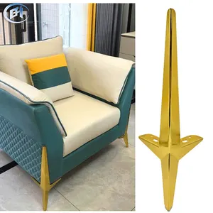 BN uzatılmış versiyonu elmas şeklinde yumuşak kanepe donanım ayakları sandalye bacakları mobilya galvanik bacaklar