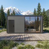WELLCAMP Glamping Pod Capsule Cabin Modular Prefabricated Eco-Friendly Villa-Style Sandwich Panel Waterproof Light Steel House