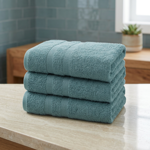 100% Cotton Solid Color Woven Square <b>Hand</b> <b>Towel</b> 40x63cms United Exports (india) TW-000356 for Airplane Use at Wholesale Price - Product Image 3