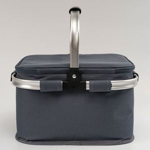 Insulated Cooler Bag Picnic Basket Leakproof Collapsible Portable Cooler Grocery Bag Insulated Basket with Aluminium Handle - Product Image 5