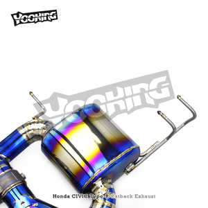 Yooking ống giảm thanh valvetronic cho Honda Civic loại R/Type-R 2.0T 2017 2023 2.75inch ống xả cộng hưởng Titan - Product Image 4