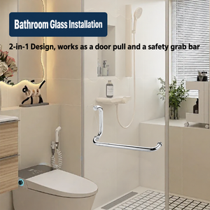 Manija de Acero Inoxidable 304 para Puerta de Ducha, Manija para Puerta de Vidrio, Barra de Agarre para Puerta de Baño, Herrajes Pulidos, Tamaño Personalizado - Product Image 4