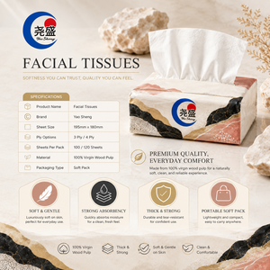 Pañuelos Faciales Decorativos de 3 Capas con Diseño de Montaña Volcánica y Llanura Salina del Valle del Rift Africano para Hogar y Hotel - Product Image 2
