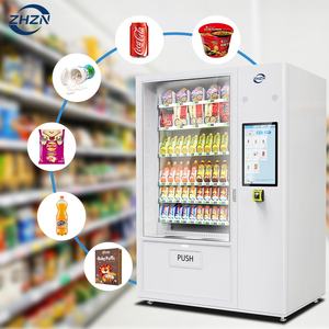 Ventes chaudes Système de levage axe XY Distributeur automatique de cupcakes Réfrigérateur Distributeur automatique de salades et de produits frais avec écran tactile de 21,5 pouces - Product Image 4