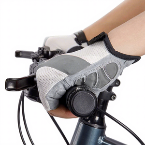 Mudassar Sports Half <b>Finger</b> Cycling Gloves Breathable Mesh Non-Slip Hook Loop Closure Unisex Racing Outdoor Sports Universal - Product Image 4