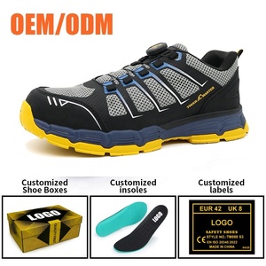 أحذية أمان رجالية عصرية جديدة <span class=keywords><strong>2026</strong></span>، بقفل حلزوني ومقاومة للانزلاق والزيوت، مقدمة من الألياف الزجاجية، مقاومة للثقب ومضادة للكهرباء الساكنة - Product Image 4