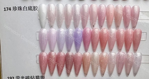 Nouveauté - Échantillon Gratuit - Gel de Base Blanc Perle Sans HEMA - Gel UV Pailleté Scintillant pour Salon de Manucure Professionnel et Manucure DIY - Product Image 6