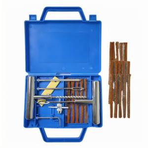 28pcs Heavy Duty Emergency Tire Repair <strong>Kit</strong> for Car, Truck, SUV <strong>RV</strong>-T Handle Tubeless Puncture Plug <strong>Patch</strong> Set-001