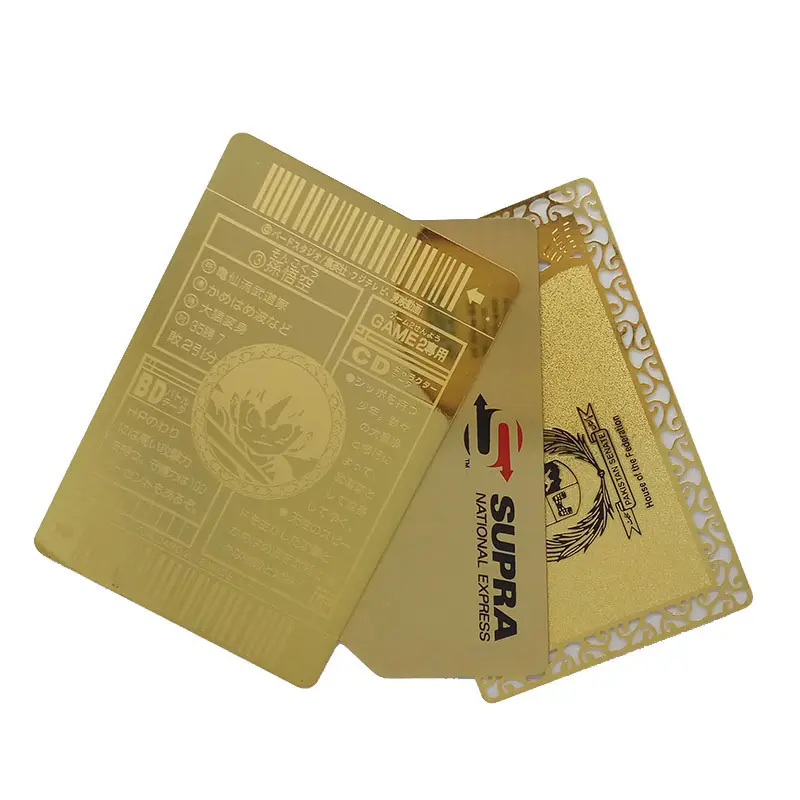 Metal Business Cards Cheap Price Shenzhen Personalized Stainless Steel Gold Metal Business Cards