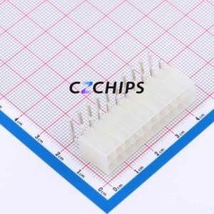 HC-5557-4.2-2x10AW Wire-to-Board Pin Header Bent Lead Through Hole,P=4.2mm 2x10P 4.2mm Right Angle Insert Mini-Fit (MX 4.2) - Product Image 1