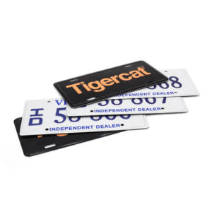 Placa de Matrícula Inteligente de Vidrio con Logotipo Decorativo Personalizado en Relieve de Aluminio Antiguo al por Mayor - Product Image 5