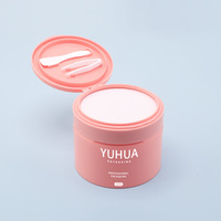 Pot en plastique avec couvercle rabattable, grand contenant pour cosmétiques, soins du visage, conteneurs pour soins de peau, 50 unités, 300ml