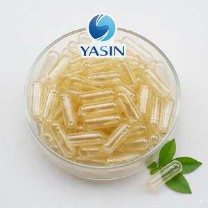 Venta al por mayor, cápsulas vacías vegetarianas Pullulan, cápsulas transparentes veganas vacías con certificación orgánica del USDA - Product Image 1