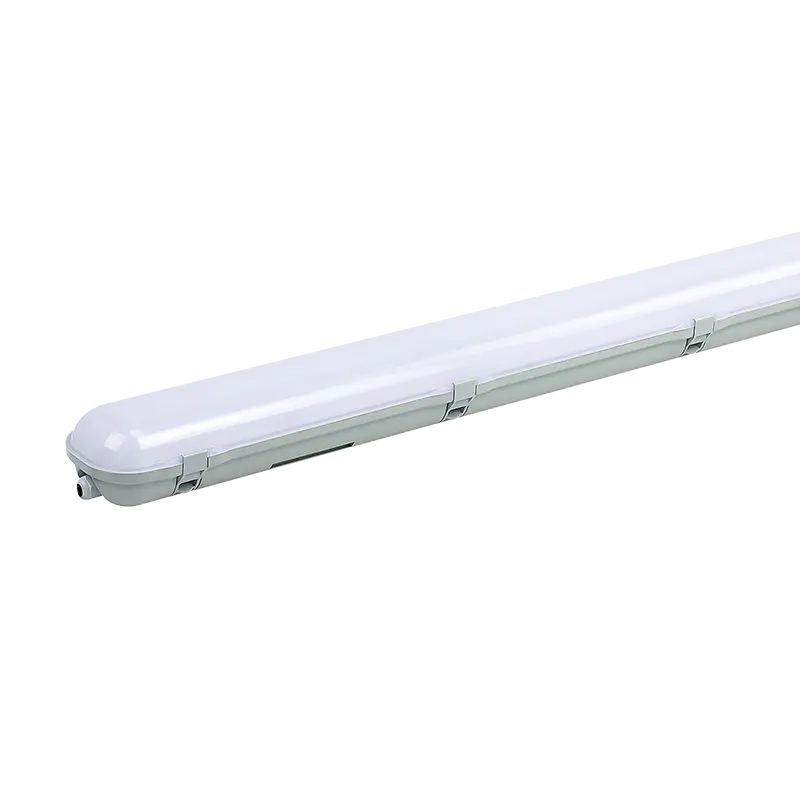 Échantillon gratuit vente en gros Offre Spéciale Shell OS Series LED luminaires linéaires en plastique acier inoxydable pinces latérales Tri-Proof Fixture