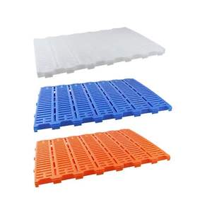 Listones de cerdo de alta calidad Piso <span class=keywords><strong>naranja</strong></span> de plástico de cerdo 60*60cm Listones Pisos de plástico para granja de cerdos - Product Image 5