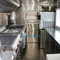 Remolque de Comida con Cocina Completa, Camión de Comida Móvil para BBQ, Kebab, Tacos, Café, Carrito de Comida, Furgoneta de Comida para Restaurantes