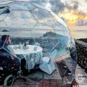 Domo Geodésico Igloo para Fiestas, Luces Navideñas, Carpas <span class=keywords><strong>de</strong></span> Glamping <span class=keywords><strong>de</strong></span> Lujo Transparentes para Jardín - Product Image 2