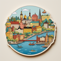 Réfrigérateur en résine de haute qualité, design moderne de style Stockholm, forte attraction, forme irrégulière, souvenir moyen