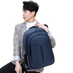 Laptop <b>Backpack</b> Large Capacity Business Travel Shoulder Bag Male Solid Color <b>Black</b> Blue Burgundy Spring 2023 - Product Image 5