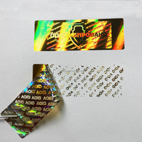 Etiqueta adhesiva con logotipo de holograma personalizado Etiqueta adhesiva de holograma vacío de alta calidad para seguridad de embalaje