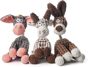 Juguete Interactivo para Mascotas Tipo Teddy Shiba Inu, Diseño de Animal Sólido para Entrenamiento de Perros, Sonido de Granos de Maíz, Material de Felpa para Todas las Estaciones - Product Image 1