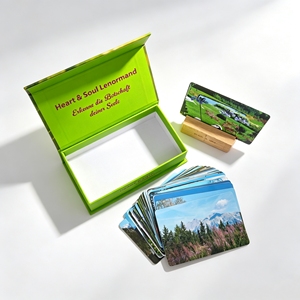 Hot Sale Custom Designed Affirmation Card Personalized Spiritual Motivational Quotes in Paper Material with Magnetic Box - Product Image 1