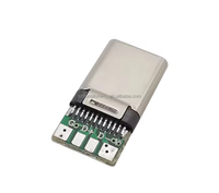 Connecteurs USB 3.1 Type C Mâle Femelle en Stock, Jack 5A à Courant Élevé, Fiche Mâle USB, Bornes Électriques pour Soudure, Câble de Données DIY