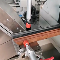 Scie à onglet double porte pour aluminium composite, machine de découpe et de jointage