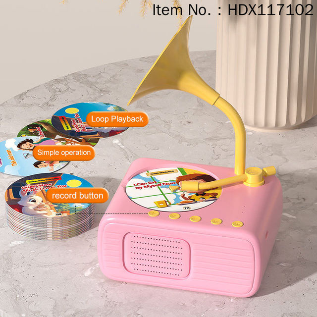Children's Early Education Storytelling Machine Bedtime Sleep Aid Toy Intelligent Voice Recorder Plastic Battery Powered