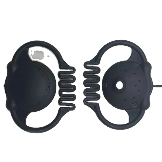 Üretici kulaklık kablolu Stereo kulak kancalı kulaklık kulaklık ses kılavuzu Clip-on kulaklık kulaklık