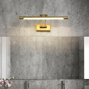 Applique murale LED moderne en aluminium noir pour salle de bain, style européen, éclairage de vanité intérieur - Product Image 4