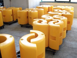 Lắp Ráp Đường Ống nổi HDPE cấp công nghiệp với thiết kế phù hợp cho hoạt động NẠO VÉT vận chuyển bùn khoáng - Product Image 2