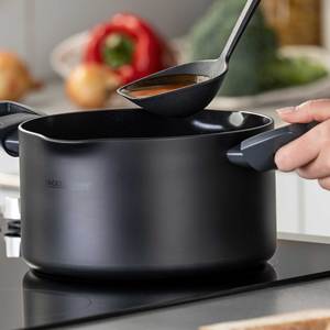 Cazo de línea de declaración Ø 20 cm Cocina de inducción de acero inoxidable y aluminio Compatible para restaurantes Pack de 6 - Product Image 1
