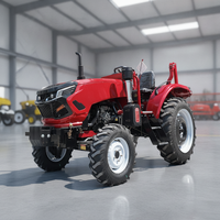 Tracteur Mini à Roues de 50hp et 60hp avec Diverses Options d'Assistance, Fourniture Directe Usine, pour Ferme et Jardin
