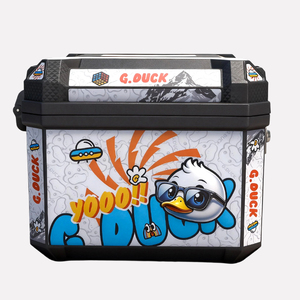 Bauletto Posteriore per <span class=keywords><strong>Moto</strong></span> in Plastica PP MOXINGKE di Alta Qualità, Personalizzabile, Robusto, per Conservazione Casco, <span class=keywords><strong>Accessori</strong></span> <span class=keywords><strong>Moto</strong></span> - Product Image 3